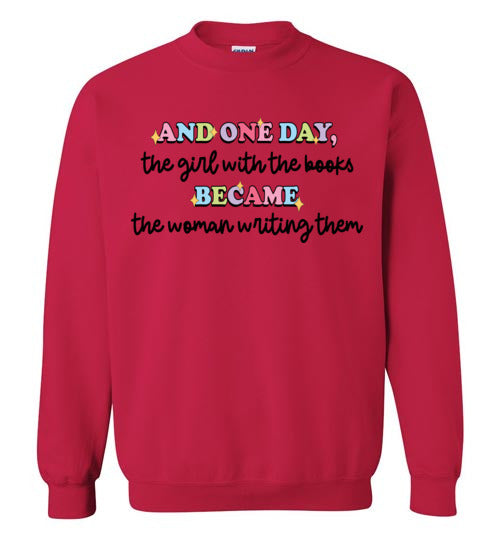 Book Lover to Writer Crewneck