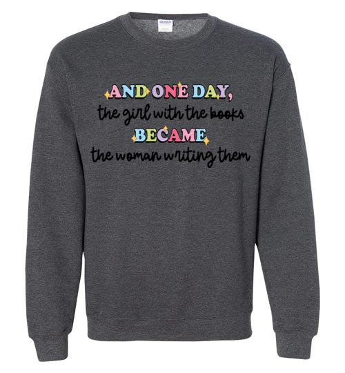 Book Lover to Writer Crewneck