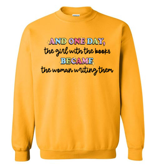 Book Lover to Writer Crewneck