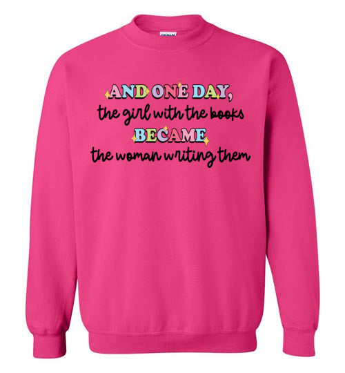 Book Lover to Writer Crewneck
