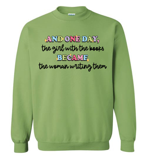 Book Lover to Writer Crewneck
