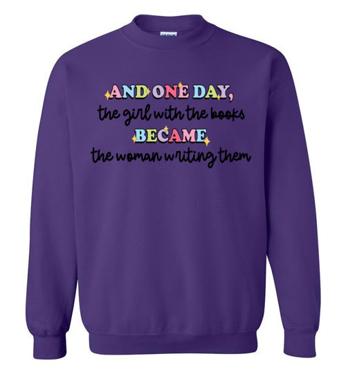 Book Lover to Writer Crewneck
