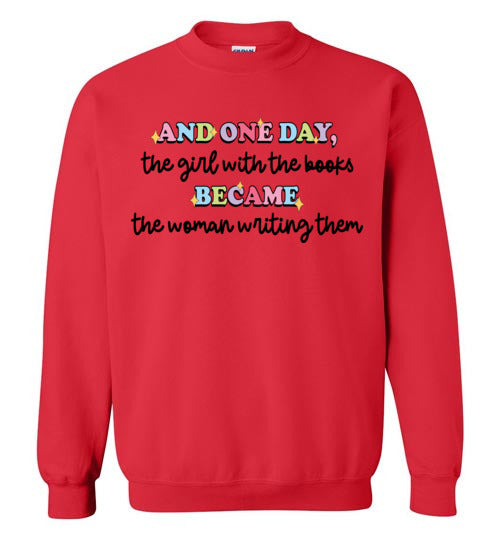 Book Lover to Writer Crewneck