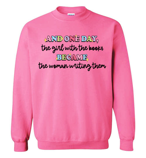 Book Lover to Writer Crewneck