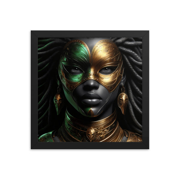 Emerald Passion: Framed Digital Print