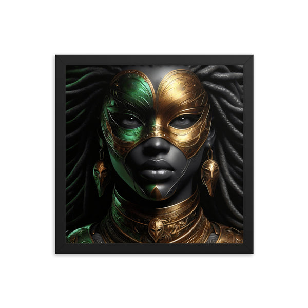 Emerald Passion: Framed Digital Print