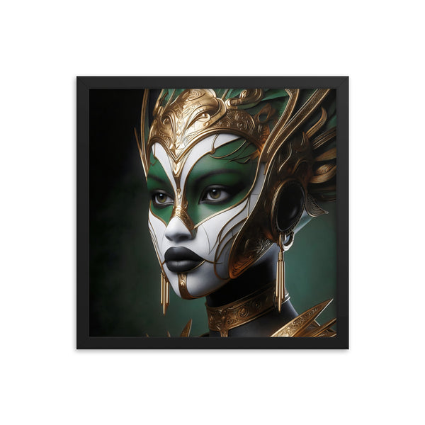 Gilded Resilience: Framed Digital Print
