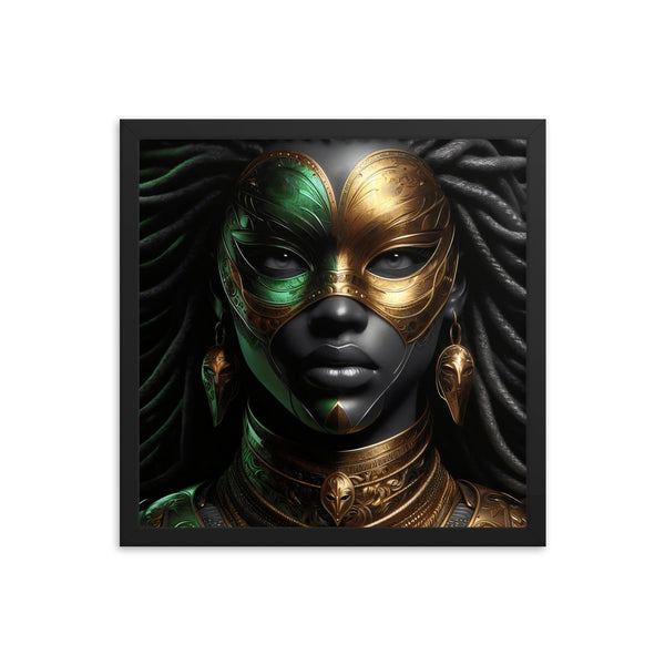 Emerald Passion: Framed Digital Print