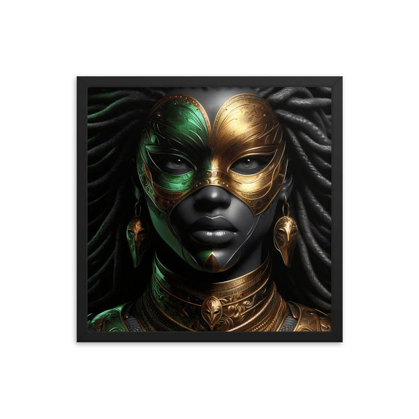 Emerald Passion: Framed Digital Print