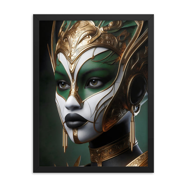 Gilded Resilience: Framed Digital Print