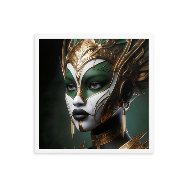 Gilded Resilience: Framed Digital Print