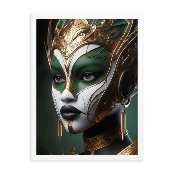 Gilded Resilience: Framed Digital Print