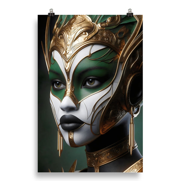 Gilded Resilience: Unframed Poster