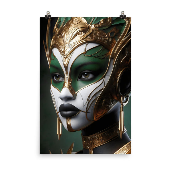 Gilded Resilience: Unframed Poster