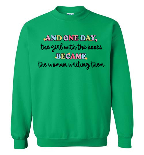 Book Lover to Writer Crewneck