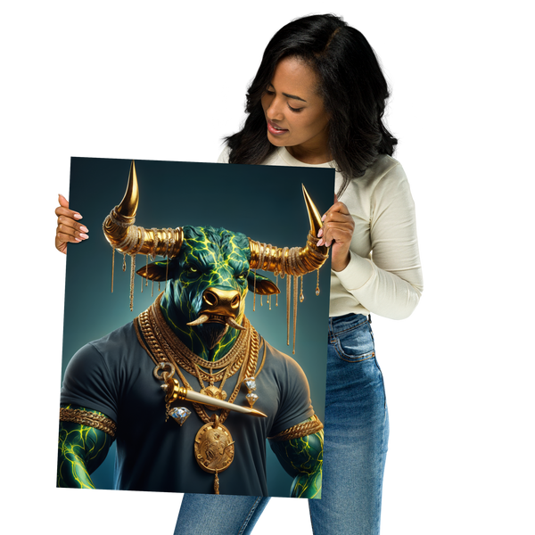 Stacked Taurus Horns: Unframed Poster