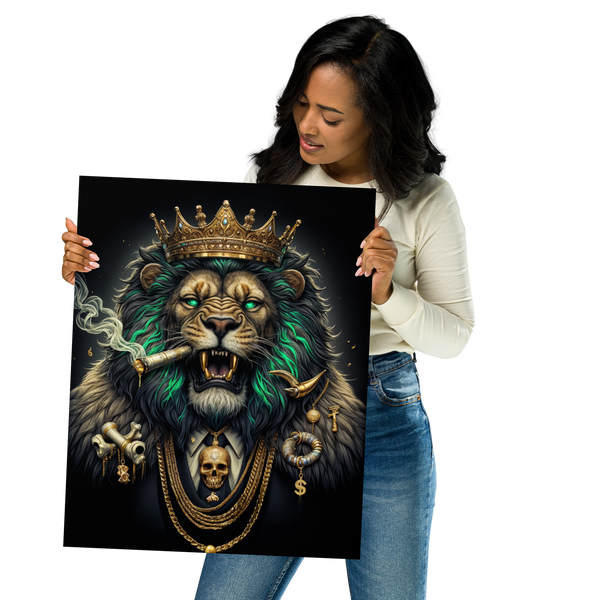 Lion Boss Royalty: Unframed Poster