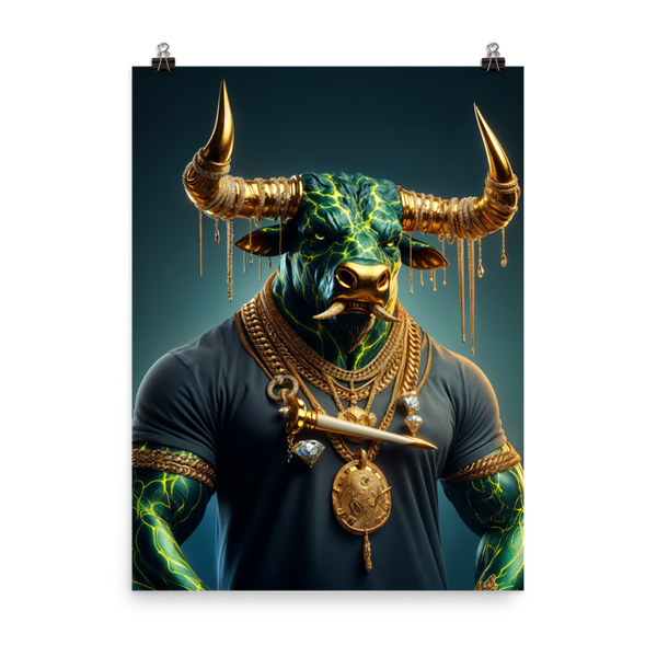 Stacked Taurus Horns: Unframed Poster