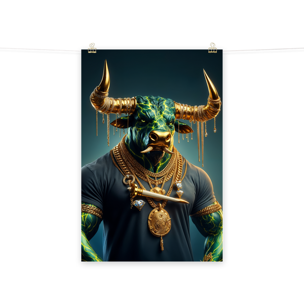 Stacked Taurus Horns: Unframed Poster