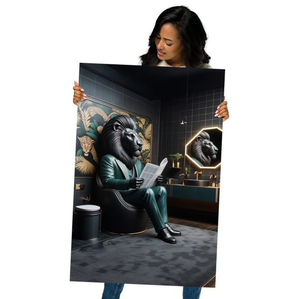 Lion in the Den: Unframed Poster