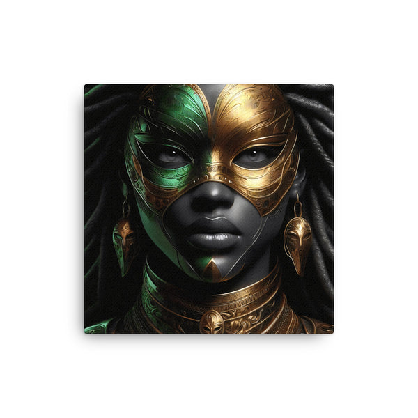Emerald Passion: Canvas Art