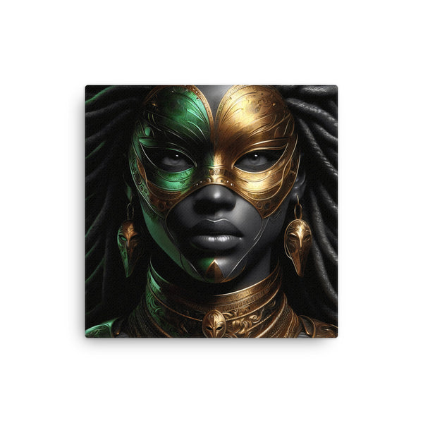 Emerald Passion: Canvas Art