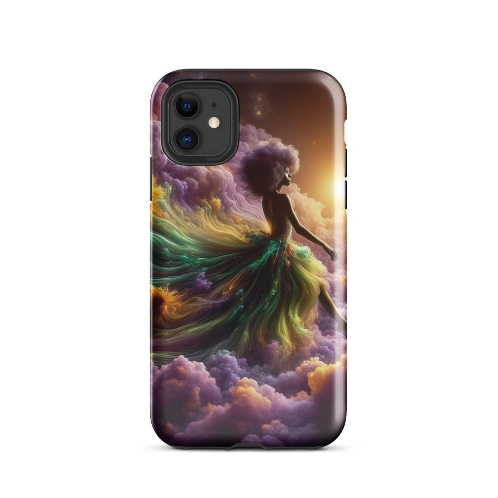 Black Goddess Clouds Tough Case for iPhone®