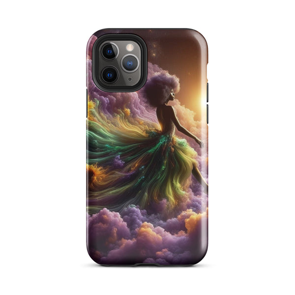Black Goddess Clouds Tough Case for iPhone®