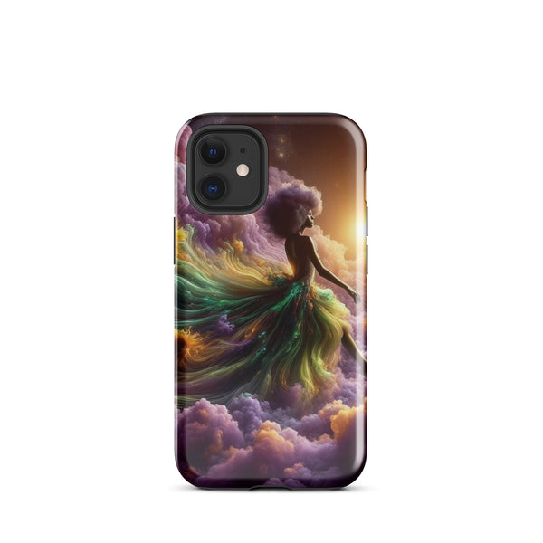 Black Goddess Clouds Tough Case for iPhone®