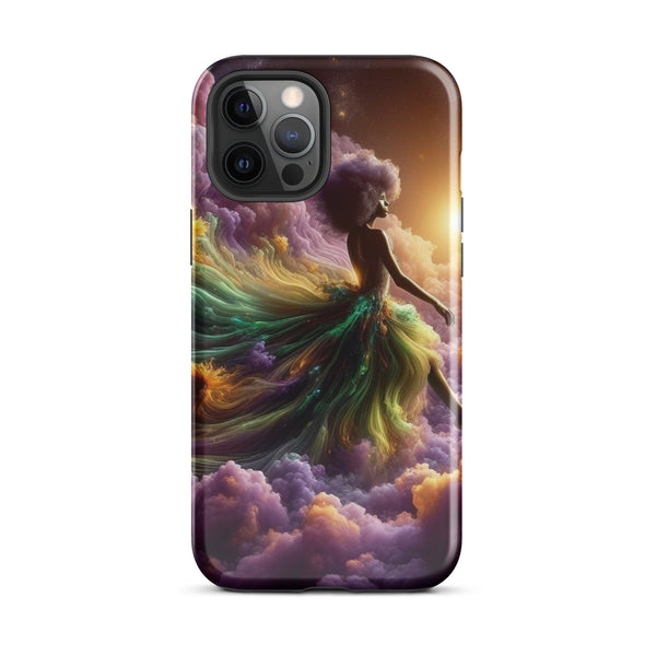 Black Goddess Clouds Tough Case for iPhone®