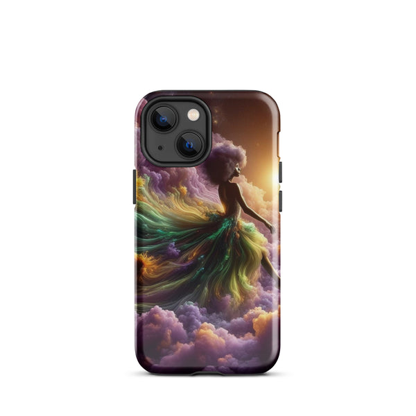 Black Goddess Clouds Tough Case for iPhone®