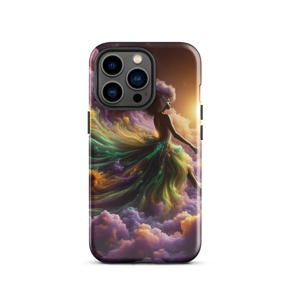 Black Goddess Clouds Tough Case for iPhone®