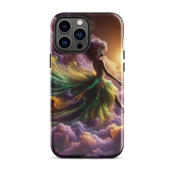 Black Goddess Clouds Tough Case for iPhone®