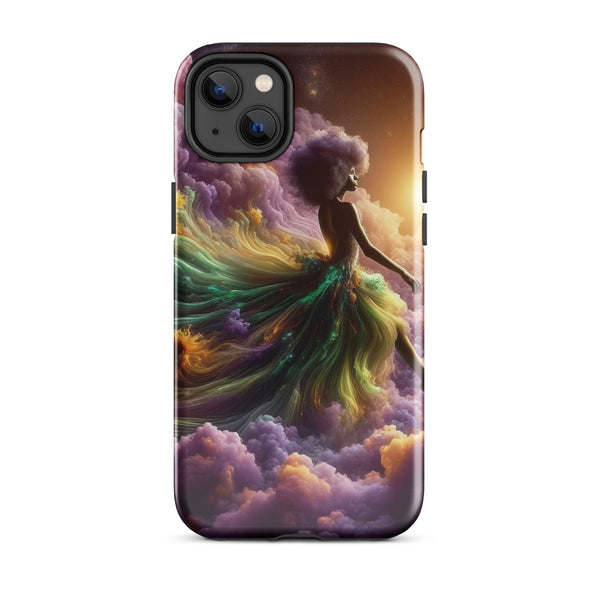 Black Goddess Clouds Tough Case for iPhone®