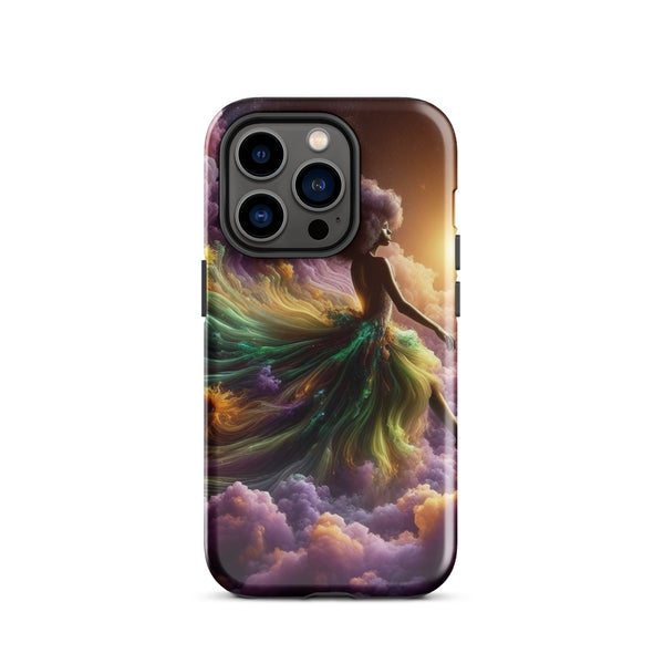 Black Goddess Clouds Tough Case for iPhone®
