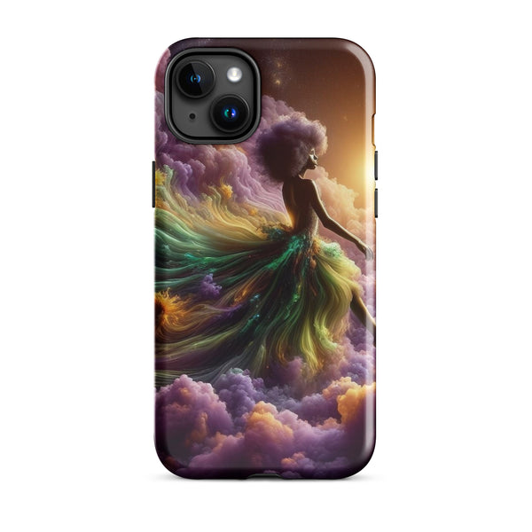 Black Goddess Clouds Tough Case for iPhone®