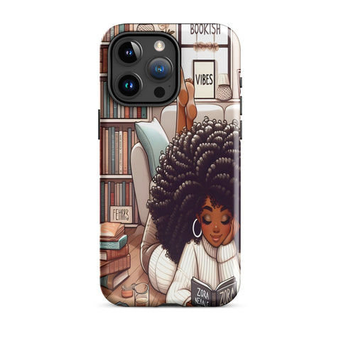 Bookish Vibes Tough Cell Phone Case for iPhone 📚