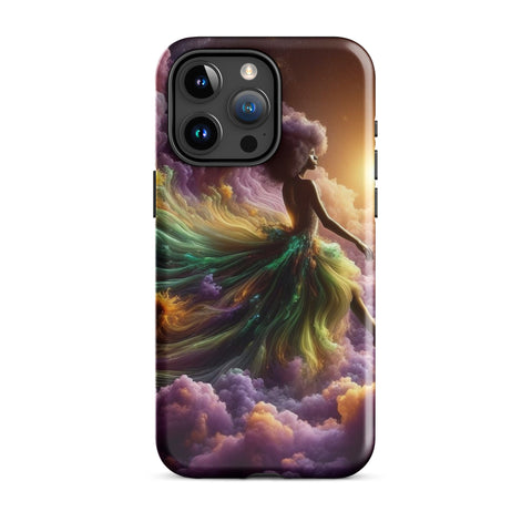 Black Goddess Clouds Tough Case for iPhone®
