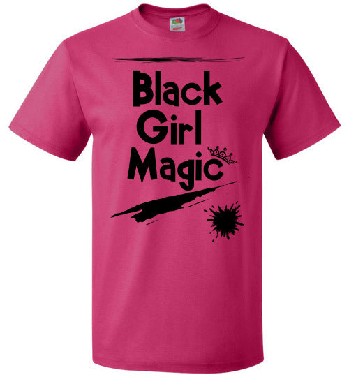 Black Girl Magic Big Kid T-Shirt - Rocking Black, Inc. #RockingBlackInc #MelaninInspires