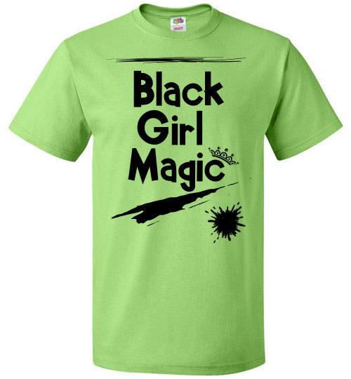 Black Girl Magic Big Kid T-Shirt - Rocking Black, Inc. #RockingBlackInc #MelaninInspires