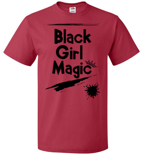 Black Girl Magic Big Kid T-Shirt - Rocking Black, Inc. #RockingBlackInc #MelaninInspires