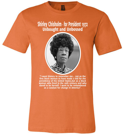 Shirley Chisholm Inspires me - Unisex Comfort T-Shirt - Rocking Black, Inc. #RockingBlackInc #MelaninInspires