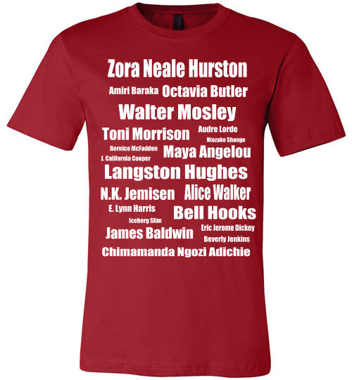 Empowering T-Shirt Celebrating Black Literary Icons, Black Authors
