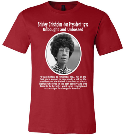 Shirley Chisholm Inspires me - Unisex Comfort T-Shirt - Rocking Black, Inc. #RockingBlackInc #MelaninInspires