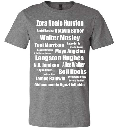 Empowering T-Shirt Celebrating Black Literary Icons, Black Authors