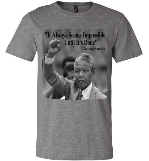 Mandela Quote Relaxed Fit T-Shirt - Rocking Black, Inc. #RockingBlackInc #MelaninInspires