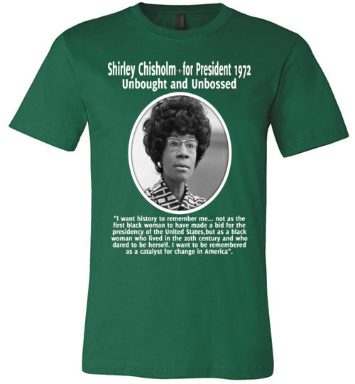 Shirley Chisholm Inspires me - Unisex Comfort T-Shirt - Rocking Black, Inc. #RockingBlackInc #MelaninInspires
