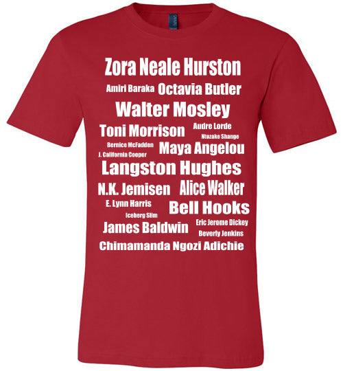 Empowering T-Shirt Celebrating Black Literary Icons, Black Authors