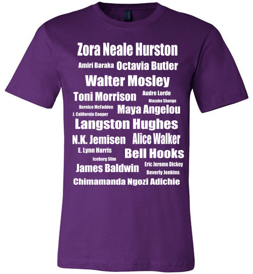 Empowering T-Shirt Celebrating Black Literary Icons, Black Authors