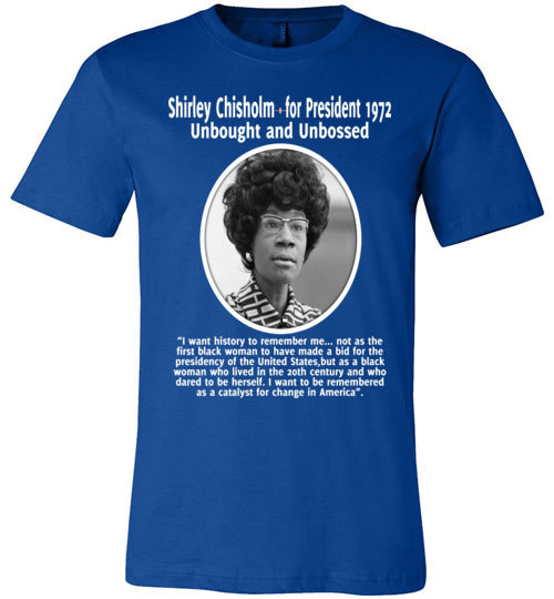 Shirley Chisholm Inspires me - Unisex Comfort T-Shirt - Rocking Black, Inc. #RockingBlackInc #MelaninInspires